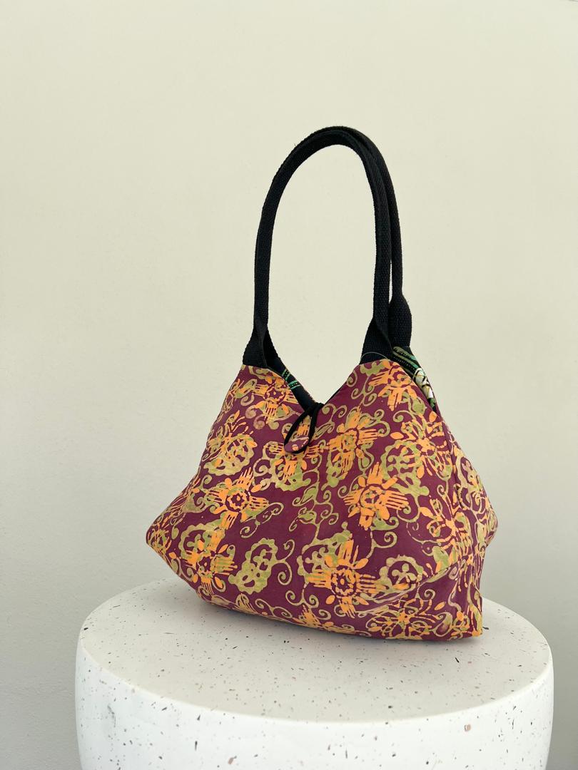 Julia Reversible Batik Handbag - 02