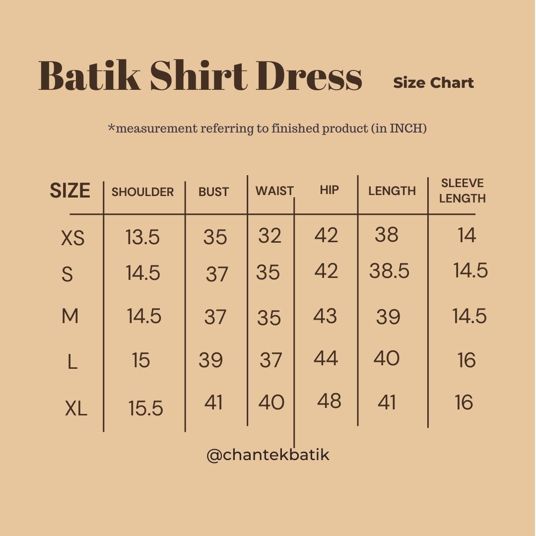 Batik Shirt Dress -03