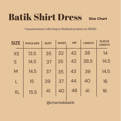 Batik Shirt Dress -02