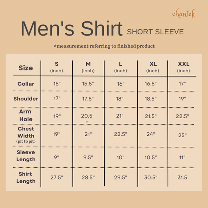 Men Short Sleeve Mandarin Collar - 02