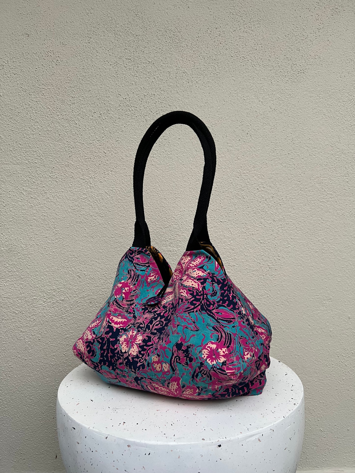 Julia Reversible Batik Handbag - 03