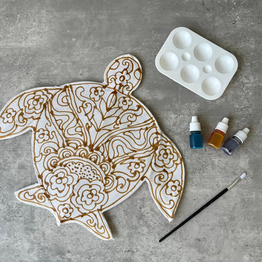 DIY Batik Painting Kit - Turtle 02