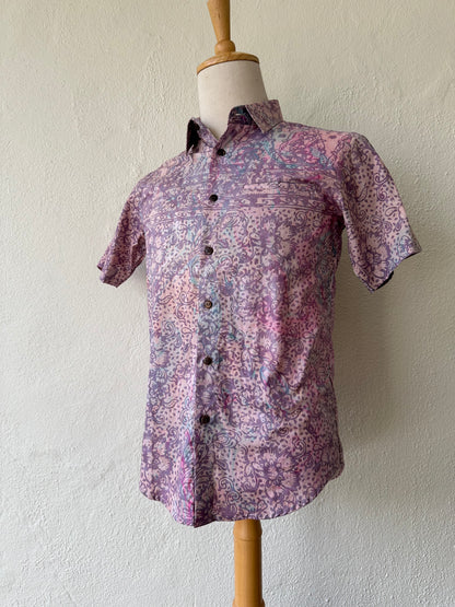 Men's Batik Shirt Short Sleeve - 02