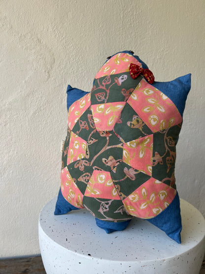 Turtle Baya Batik Patcwork Pillow