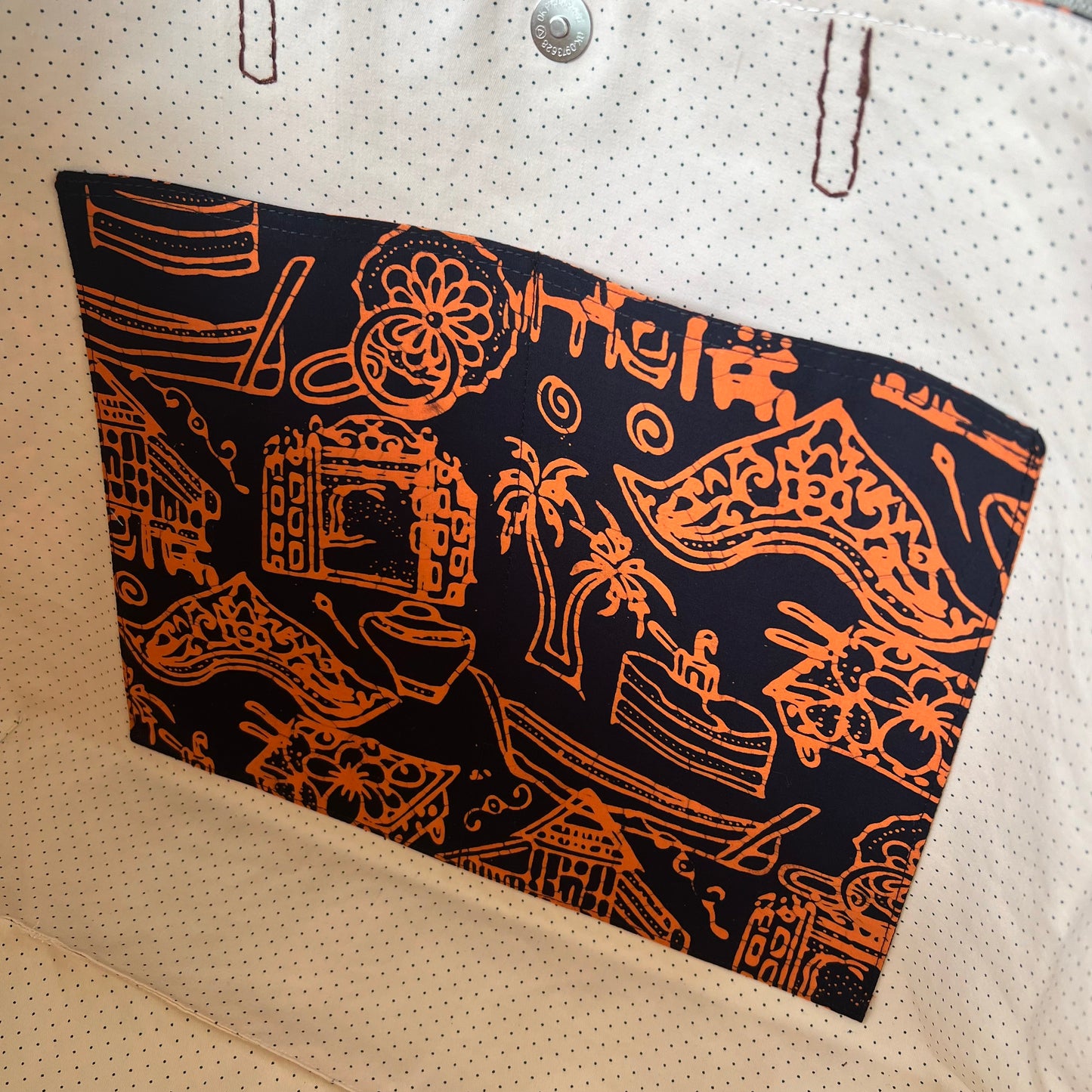 Batik Tote bag XXL - Istana Lama