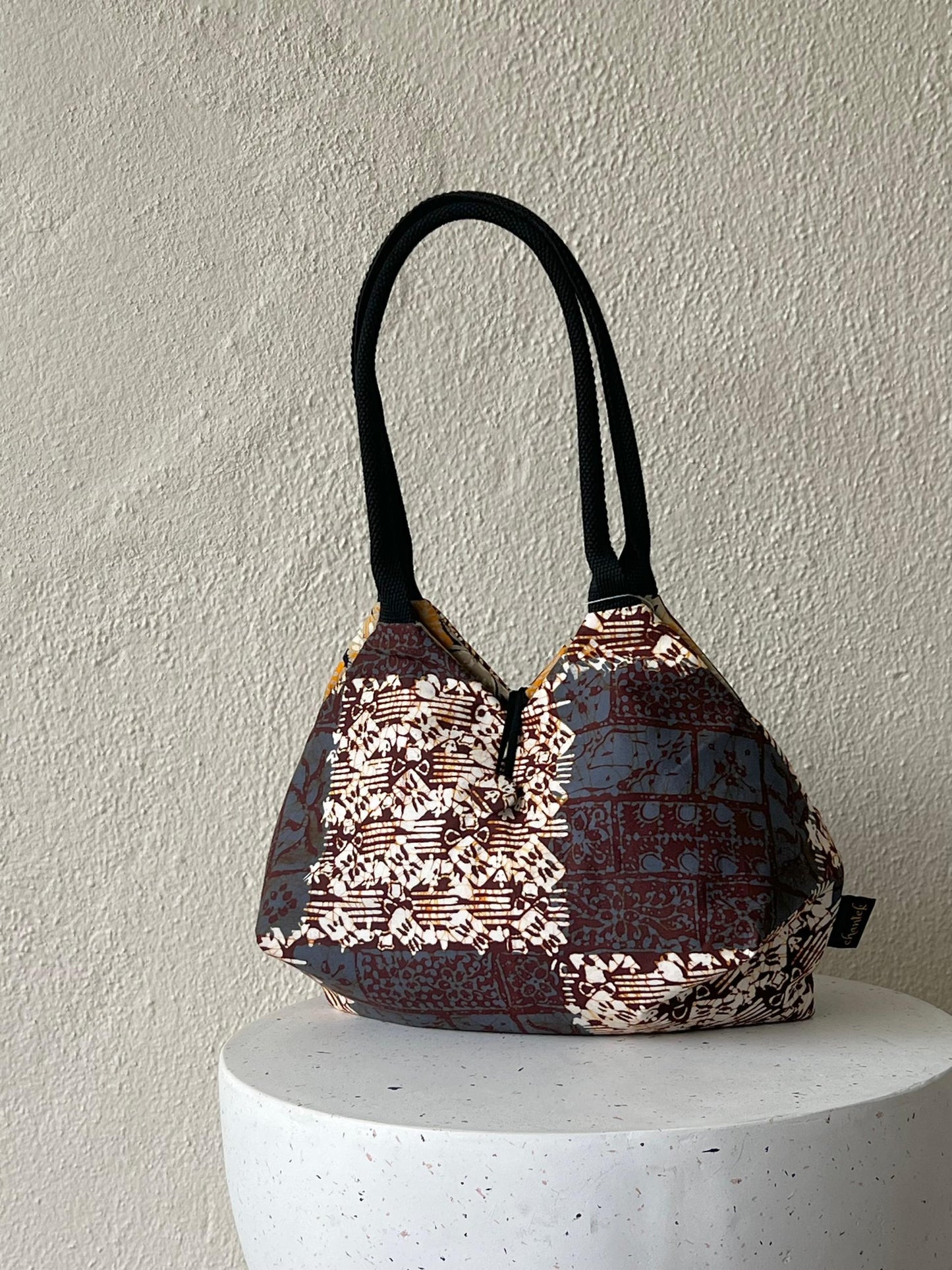 Julia Reversible Batik Handbag - 01