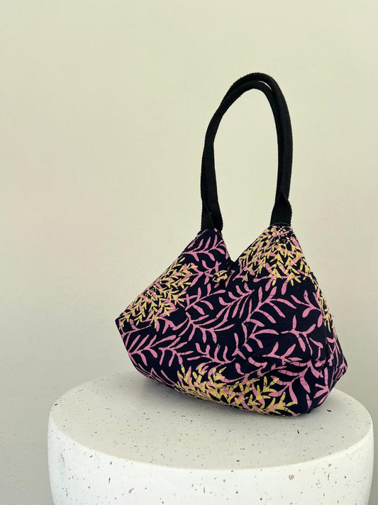 Julia Reversible Batik Handbag - 04